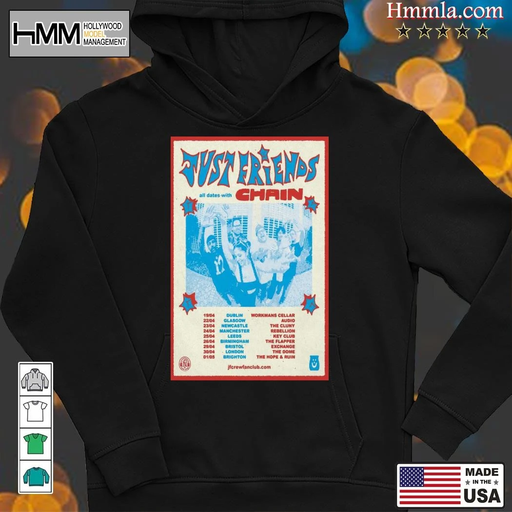 New Just Friends UK & Ireland Tour 2025, Just Friends Hoodies