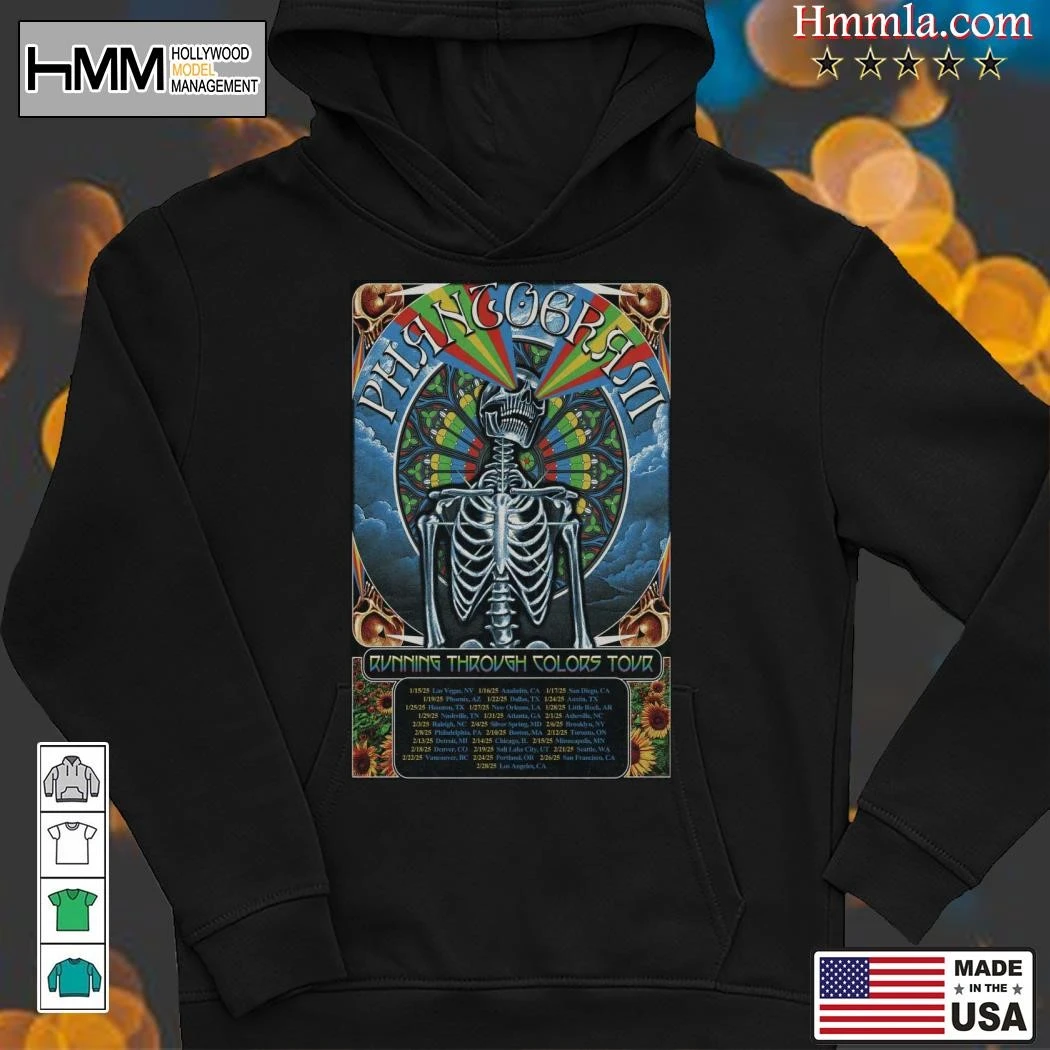 New PHANTOGRAM Running Through Colors 2025 Tour, PHANTOGRAM Running Hoodies