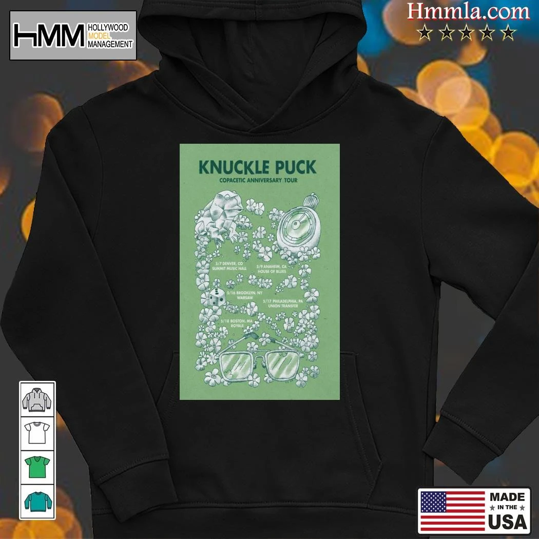 New Knuckle Puck Copacetic Anniversary Tour 2025, Knuckle Puck 1 Hoodies