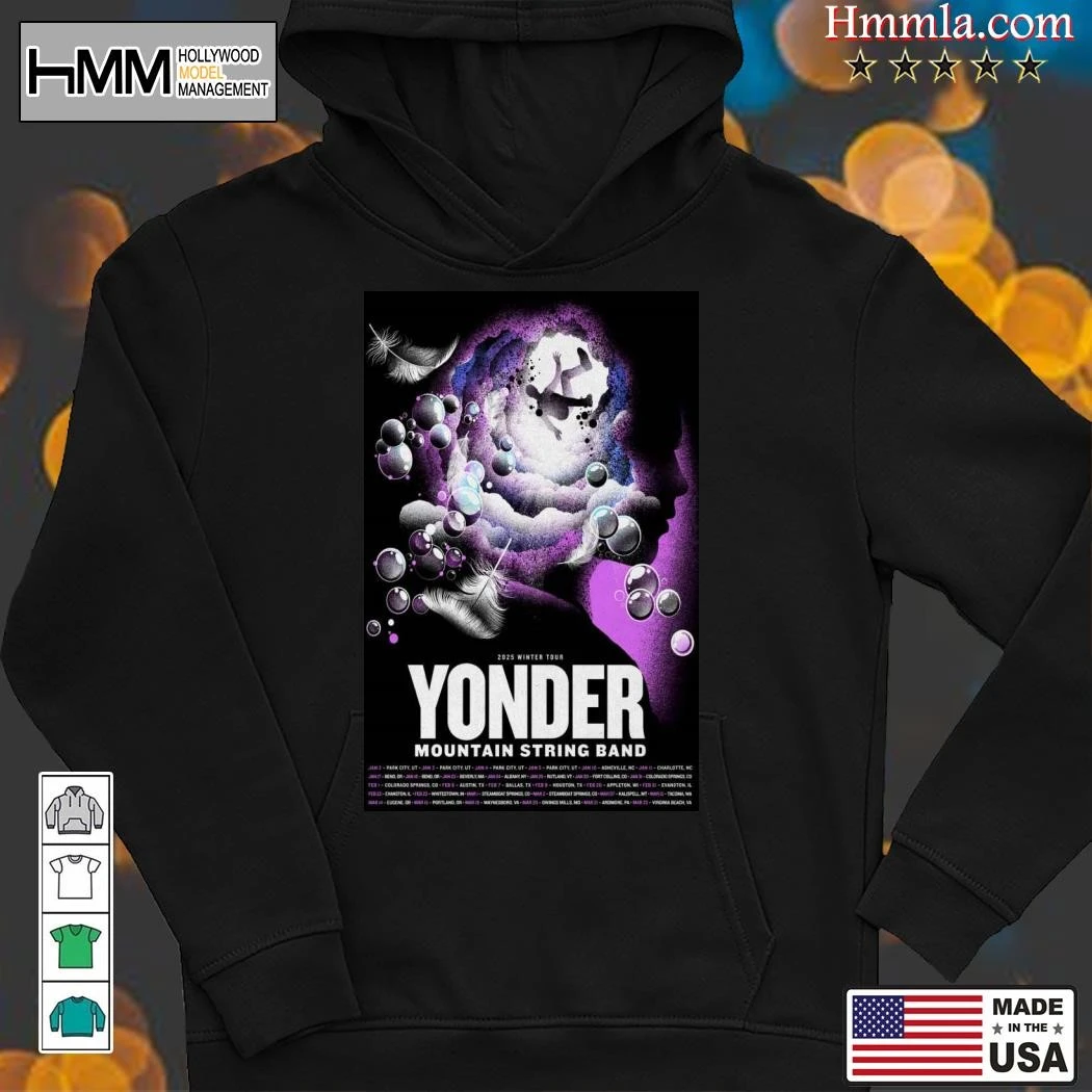 Yonder Mountain String Band 2025 Winter Tour, Yonder Mountain Hoodies