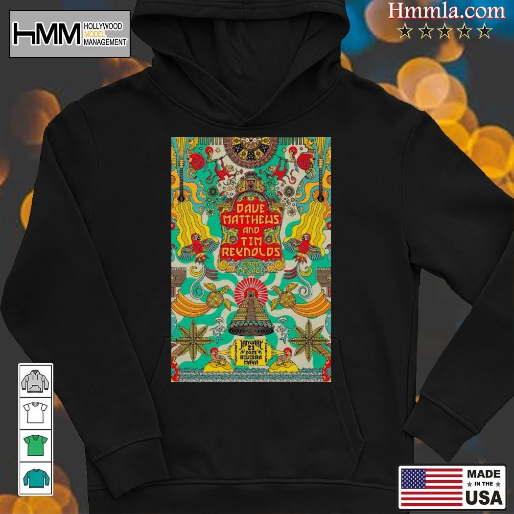 New Dave Matthews Band January 23, 2025 In Cancun, Mexico Tour, Dave Matthews Hoodies