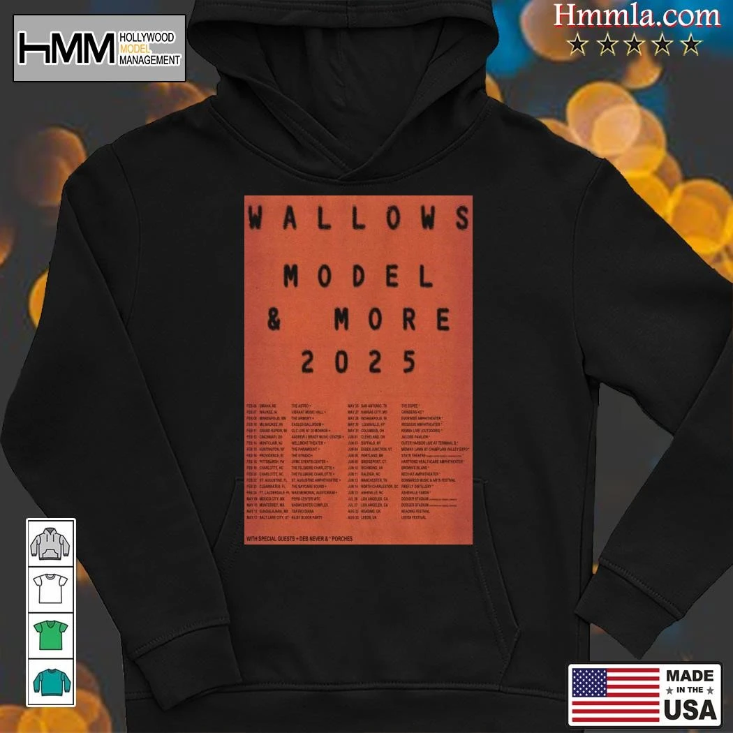 New Wallows Model And More Tour 2025, Wallows Model Hoodies