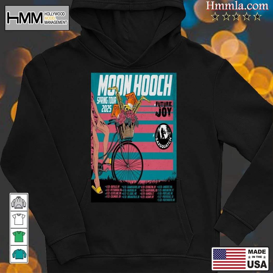 New Moon Hooch Spring Tour 2025, Moon Hooch Hoodies