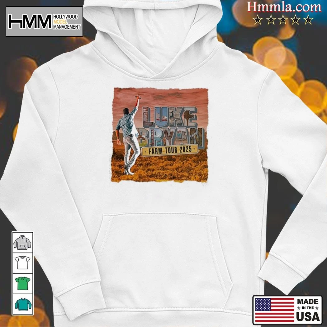 New Luke Bryan Farm 2025 Tour, Luke Bryan Hoodies