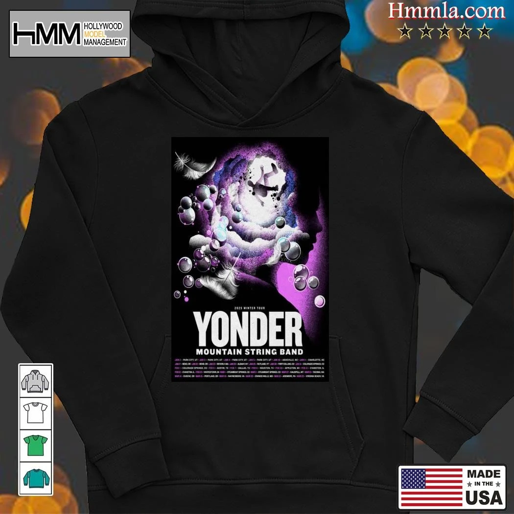 Yonder Mountain String Band Tour Winter 2025, Yonder Mountain Hoodies