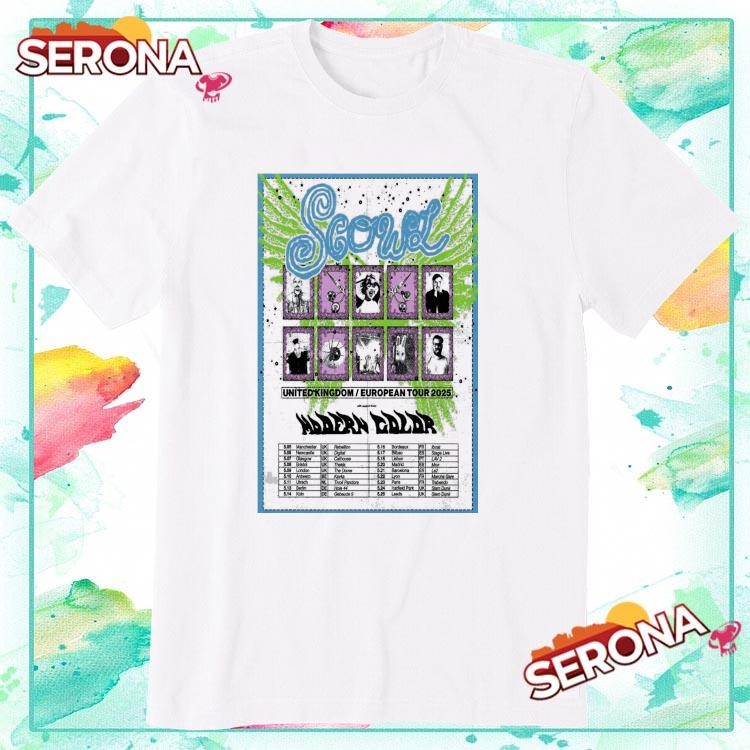New Scowl Uk And European Tour 2025, Scowl Uk T-Shirt