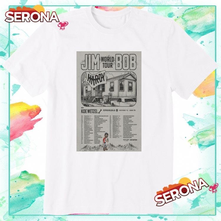 New Jim Bob Hardy World Tour 2025, Jim Bob Hardy T-Shirt