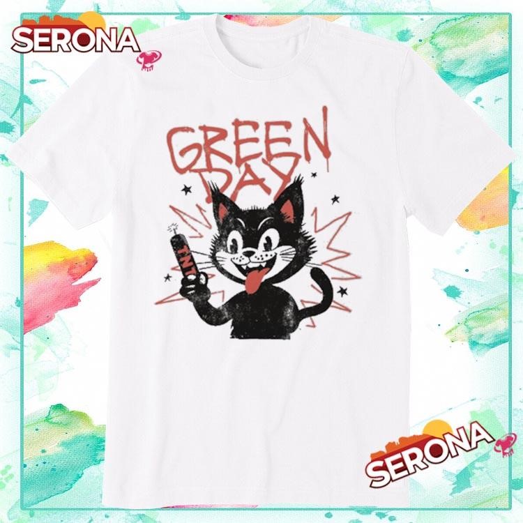 New Green Day Tour 2025 Cat, Green Day Tour T-Shirt