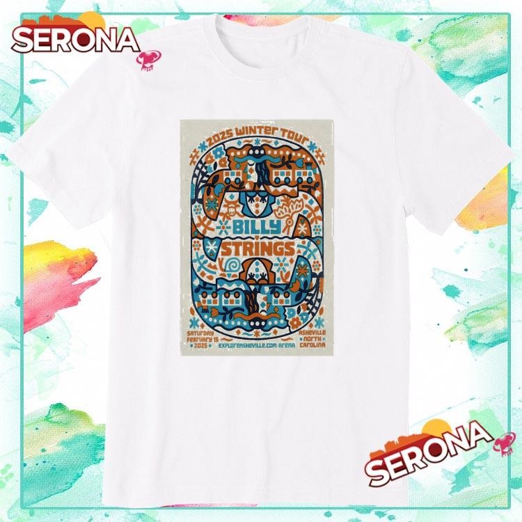 New Billy Strings Tour 2025 Asheville North Carolina, Billy Strings Tour T-Shirt