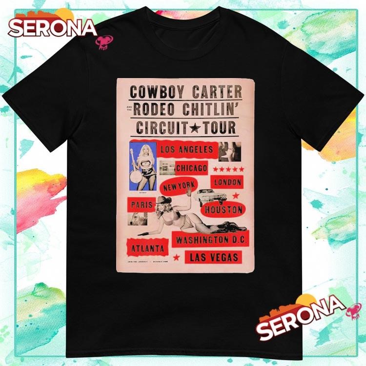 Cowboy Carter And The Rodeo Chitlin Circuit Tour 2025, Cowboy Carter T-Shirt