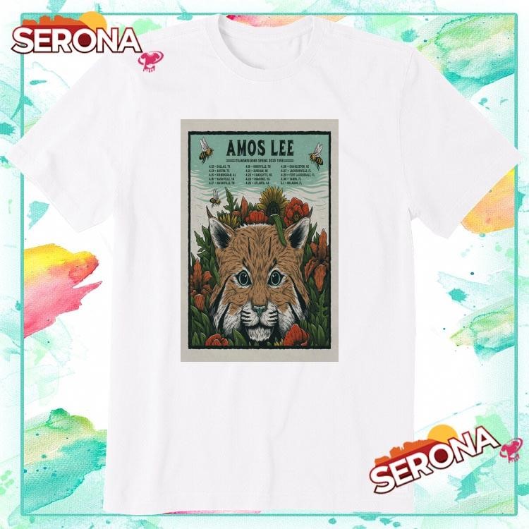 Amos Lee Transmissions Spring Tour 2025, Amos Lee Transmissions T-Shirt