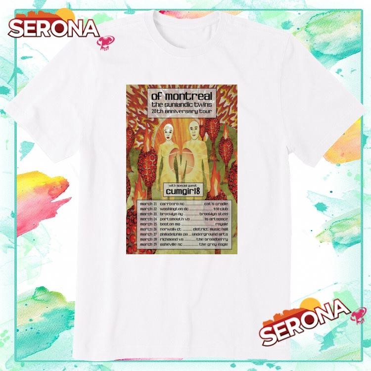 Of Montreal The Sunlandic Twins 20Th Anniversary Tour 2025, Of Montreal The T-Shirt