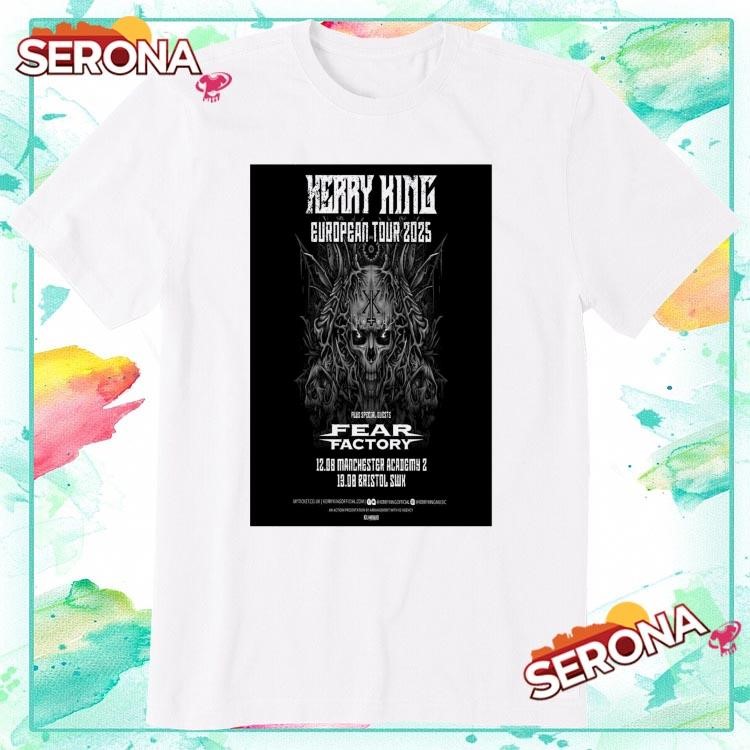 Kerry King European Tour 2025 Fear Factory, Kerry King European T-Shirt