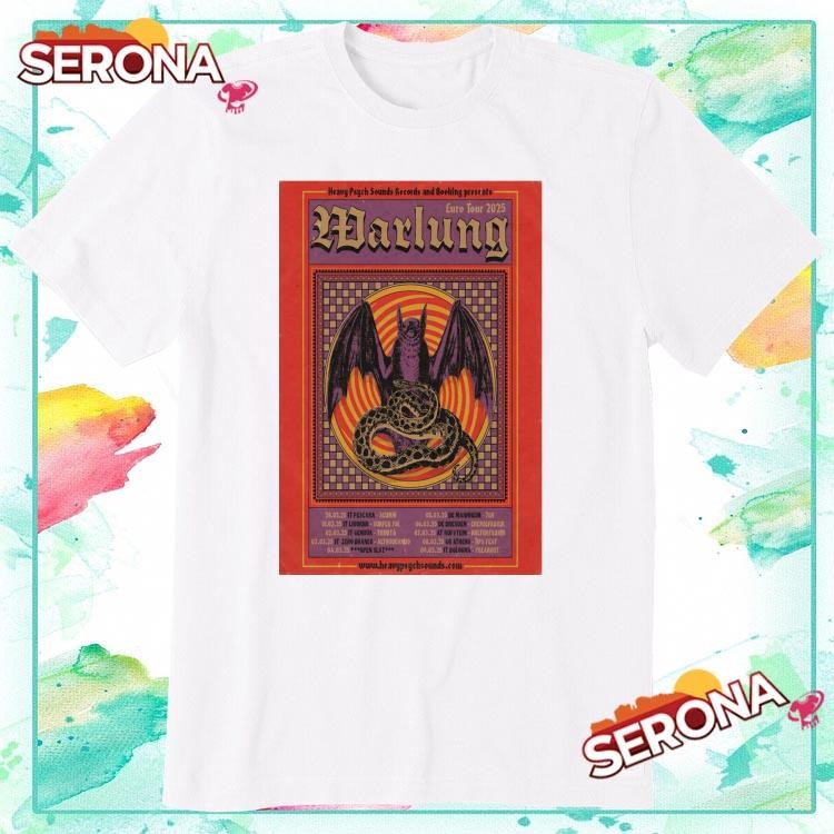 Heavy Psych Sounds Records Euro Tour 2025 Feb And March, Heavy Psych Sounds T-Shirt
