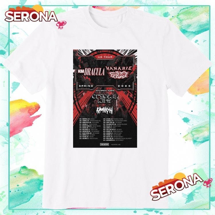 Kim Dracula And Hanabie Spring Tour 2025, Kim Dracula T-Shirt