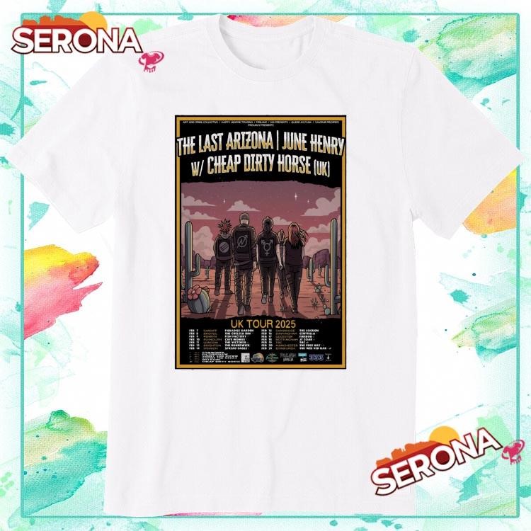 The Last Arizona And June Henry W Cheap Dirty Horse Uk Tour 2025, Arizona T-Shirt