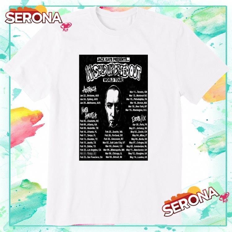 Jack Kays Washed Up Dried Out World Tour 2025, Jack Kays Washed T-Shirt