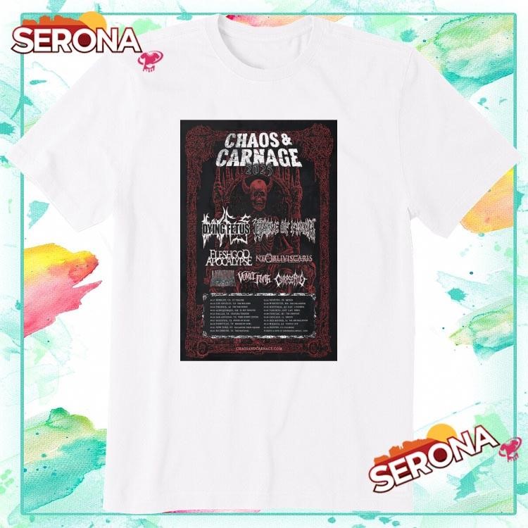Chaos And Carnage Tour 2025, Chaos And Carnage T-Shirt