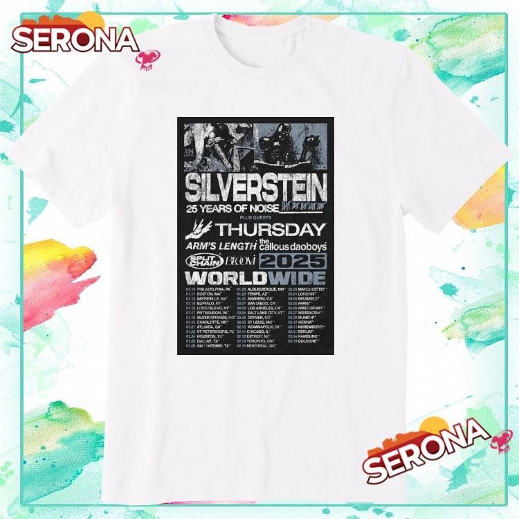Silverstein Worldwide Tour 2025, Silverstein Worldwide Tour T-Shirt