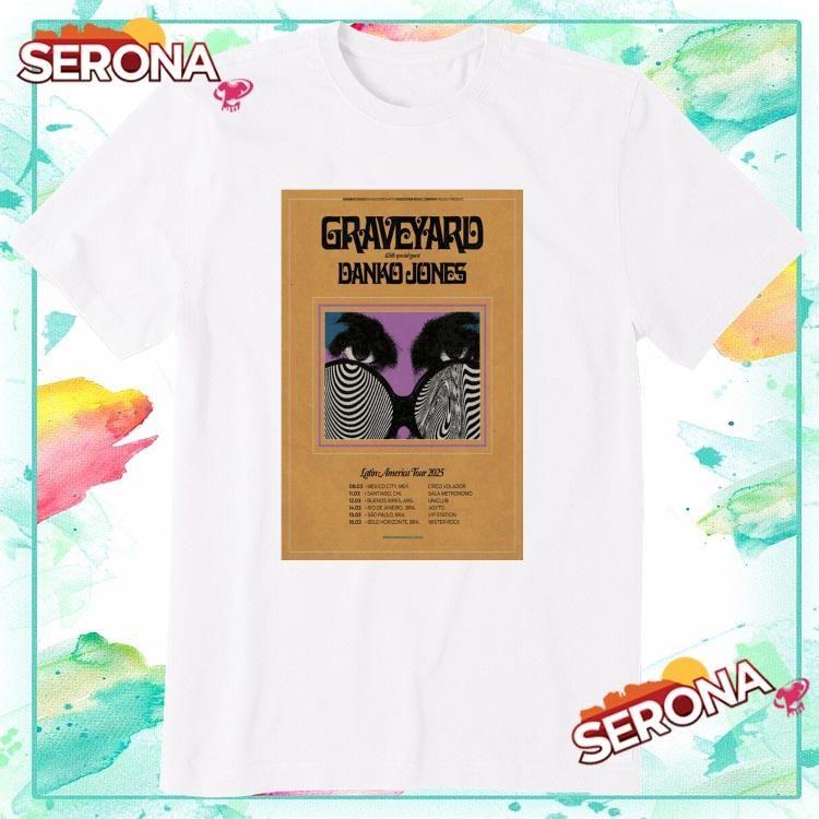 Latin America Tour 2025 Graveyard, Latin America Tour T-Shirt