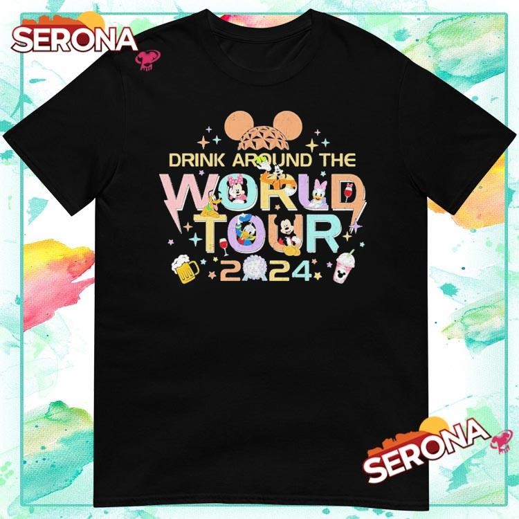 Epcot Drink Around The World Tour 2025, Epcot Drink Around T-Shirt