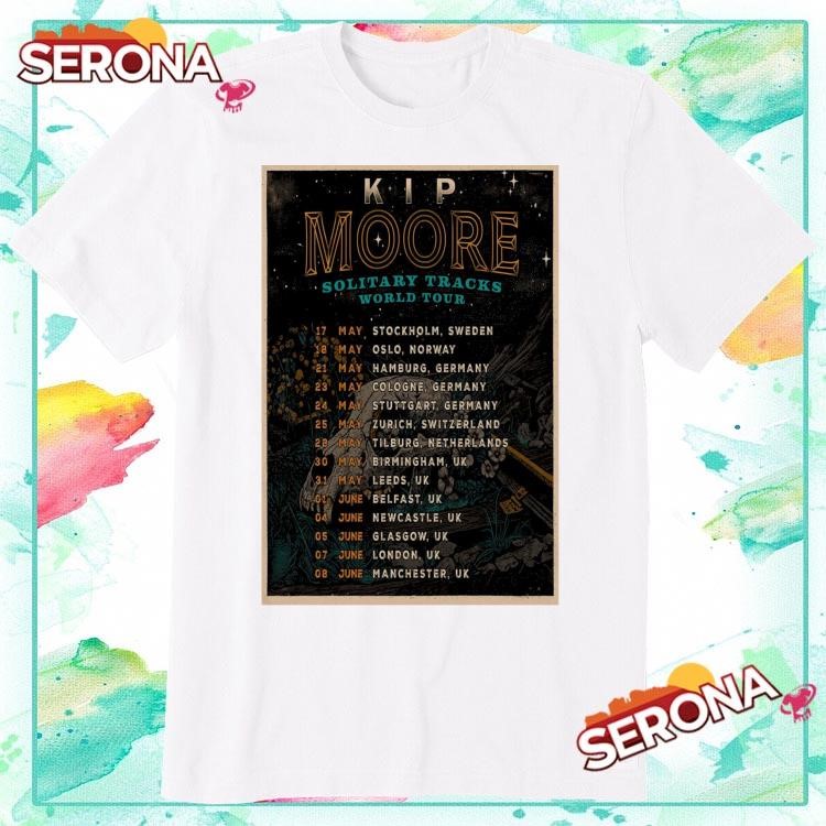 Kip Moore Solitary Tracks World Tour 2025, Kip Moore Solitary T-Shirt