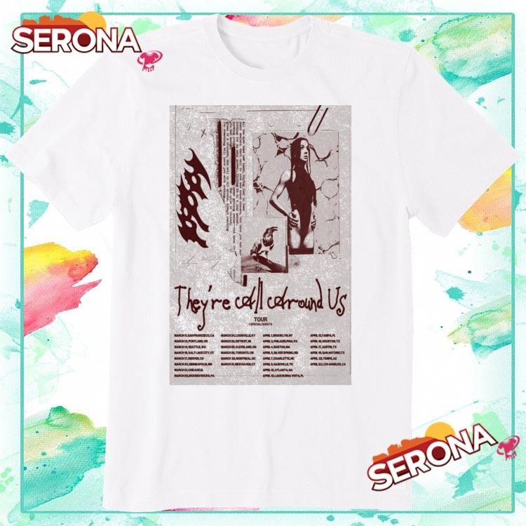 New TheyRe All Around Us Tour 2025 Poppy, TheyRe All Around T-Shirt