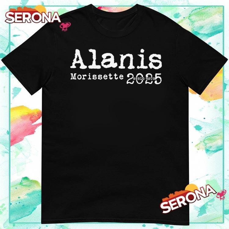 New Alanis Morissette World Tour 2025, Alanis Morissette World T-Shirt