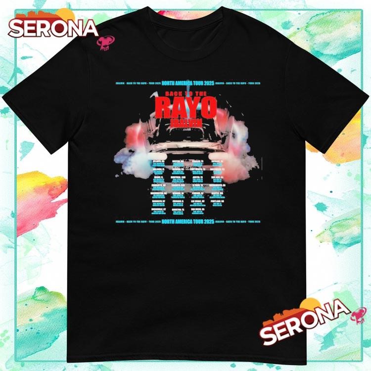 New J Balvin Back To The Rayo Tour 2025, J Balvin Back T-Shirt