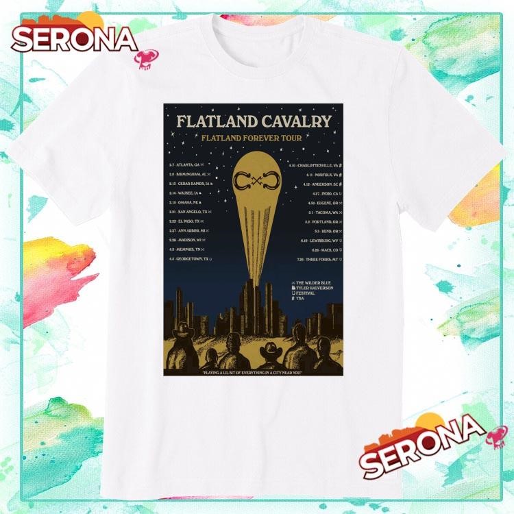 New Flatland Cavalry Flatland Forever Tour 2025, Flatland Cavalry Flatland T-Shirt