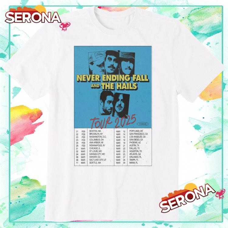 New The Hails And Never Ending Fall Tour 2025, The Hails T-Shirt