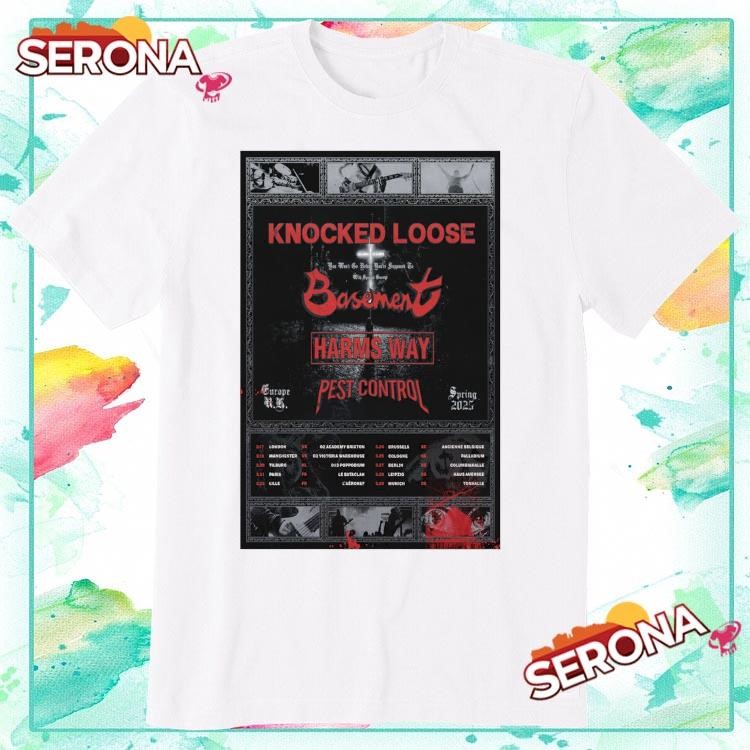 Knocked Loose Euuk Spring Tour 2025, Knocked Loose Euuk T-Shirt