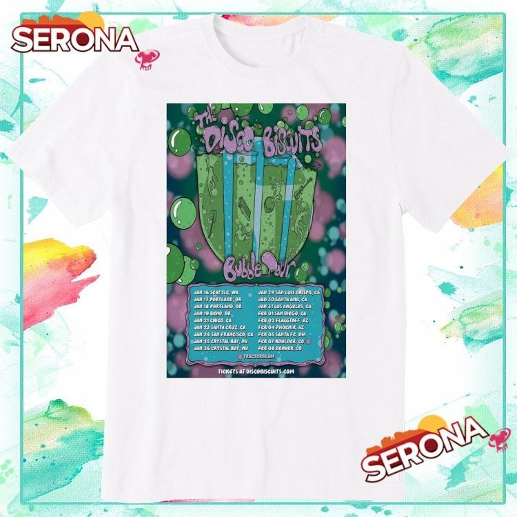 New The Disco Biscuits Bubble Tour 2025, The Disco Biscuits T-Shirt