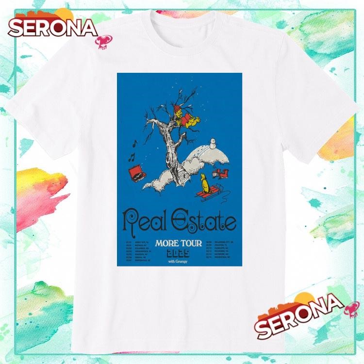 New More Tour 2025 With Grumpy Real Estate, More Tour 2025 T-Shirt