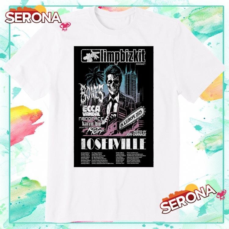 New Limpbizkit Uk And Eu Tour 2025, Limpbizkit Uk T-Shirt