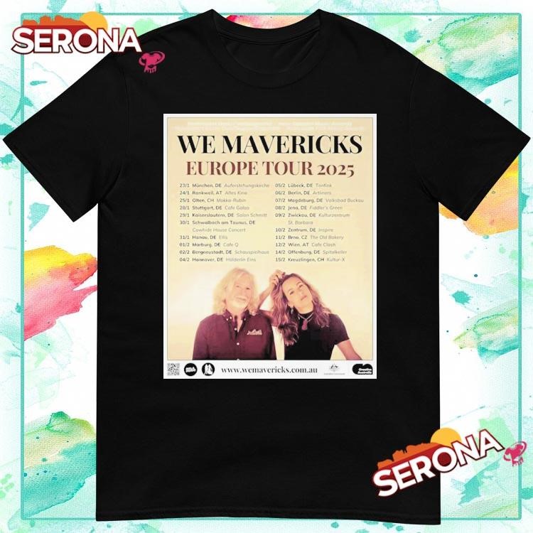 We Mavericks Europe Tour 2025, We Mavericks Europe T-Shirt