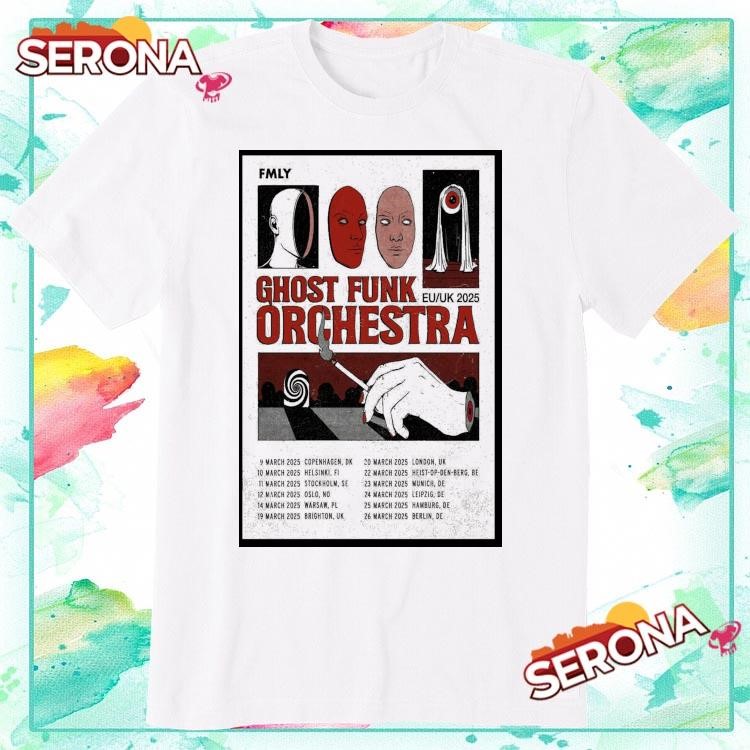 New Ghost Funk Orchestra Euuk Tour 2025, Ghost Funk Orchestra T-Shirt