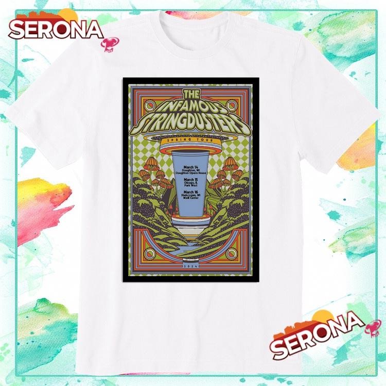 New The Infamous Stringdusters Ski Dust Tour 2025-, The Infamous Stringdusters T-Shirt