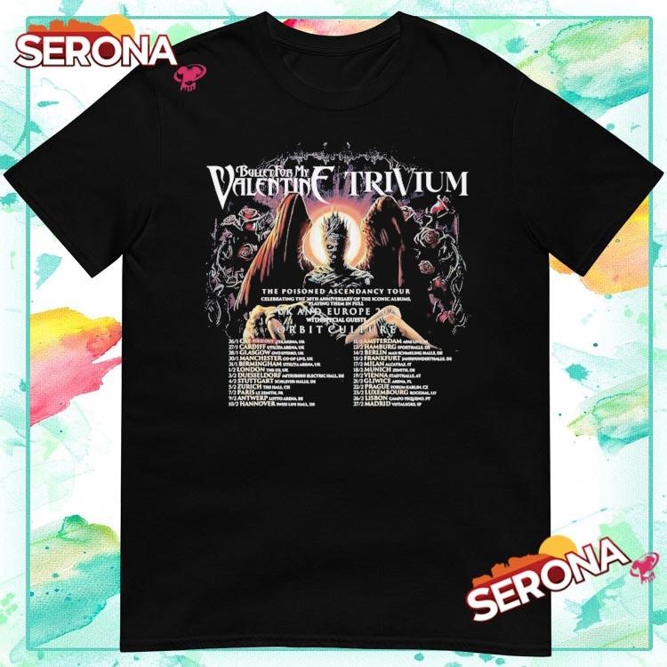 New Trivium The Poisoned Ascendancy Uk Tour 2025, Trivium The Poisoned T-Shirt