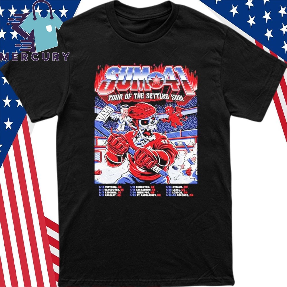 New SUM 41 Tour Of The Setting SumFor January 2025 Tour By Heeey, SUM 41 Tour T-Shirt