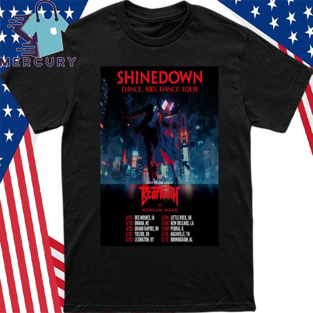 New Shinedown The Dance Kid Dance Kid Tour 2025, Shinedown The Dance T-Shirt