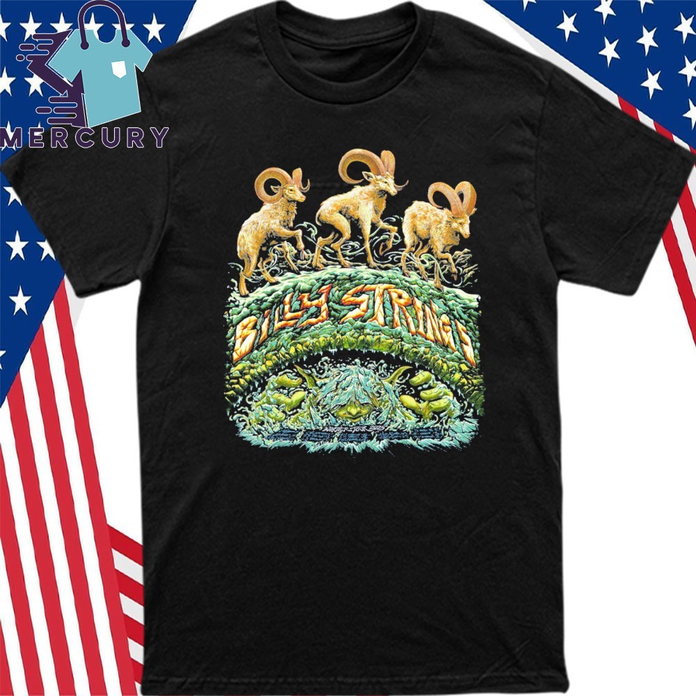 Billy Strings Winter Tour 2025 By Milestsang Billy Goats Gruff, Billy Strings T-Shirt