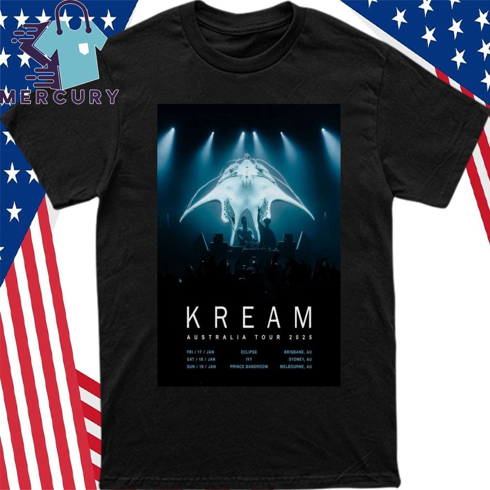 Australia Tour 2025 Kream, Australia Tour 2025 T-Shirt