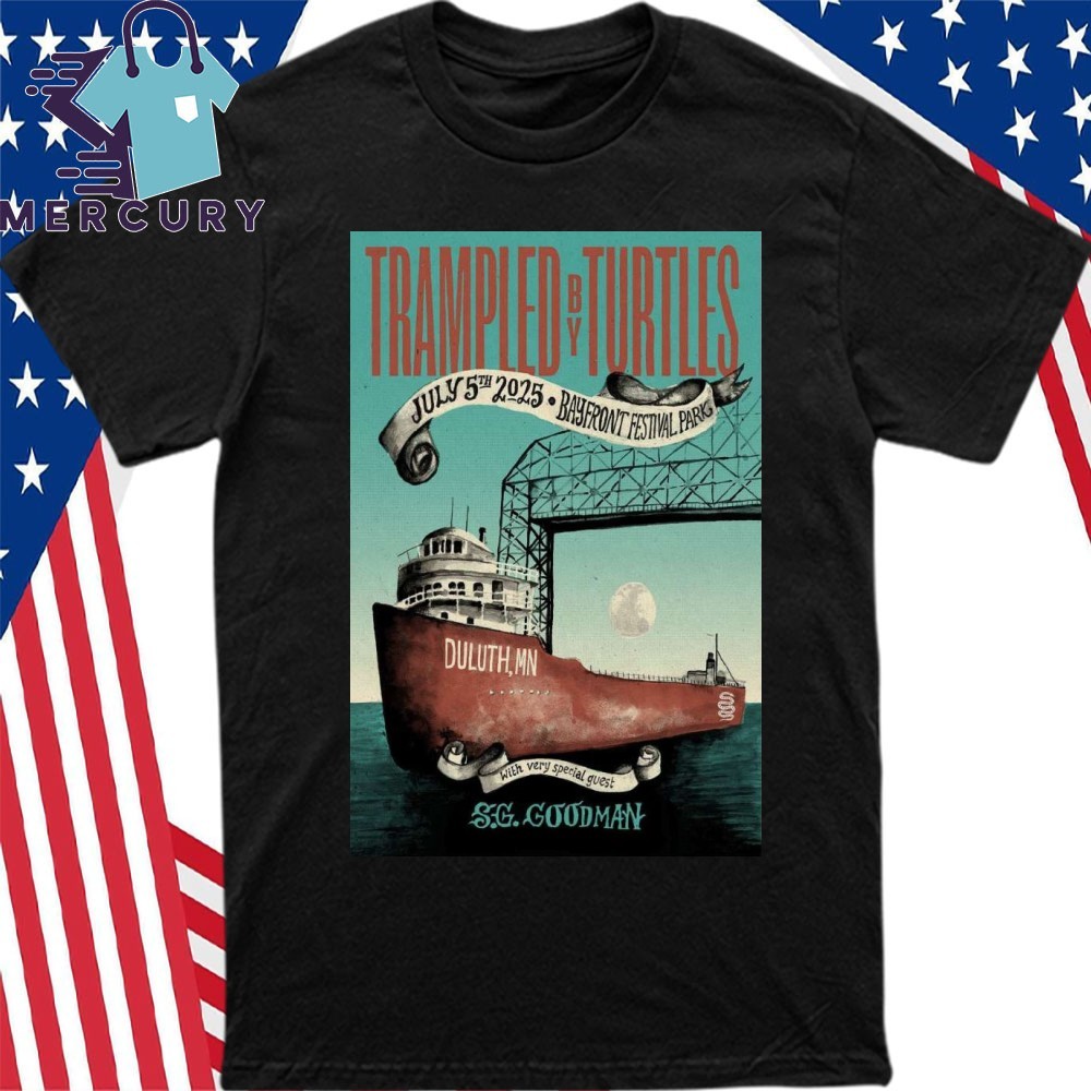 Trampled by Turtles July 5 2025 In Duluth MN, Trampled by Turtles T-Shirt