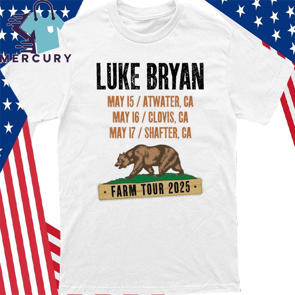 Luke Bryan Farm Tour May 15 16 And 17 2025, Luke Bryan Farm T-Shirt