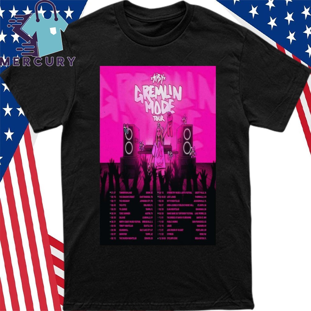 The Gremlin Mode Tour 2025 Sippy, The Gremlin Mode T-Shirt