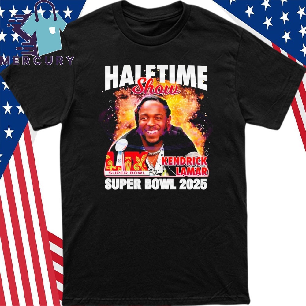 Kendrick Lamar Super Bowl Lix 2025 Football, Kendrick Lamar 2025 T-Shirt