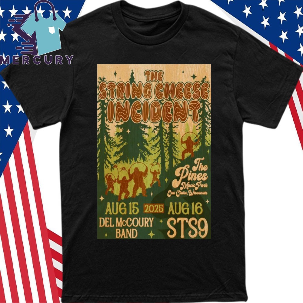 The String Cheese Incident Aug 2025 The Pines Music, The String Cheese T-Shirt