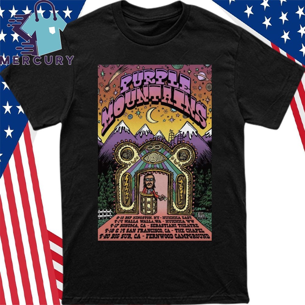 Purple Mountains American Tour 2025, Purple Mountains American T-Shirt