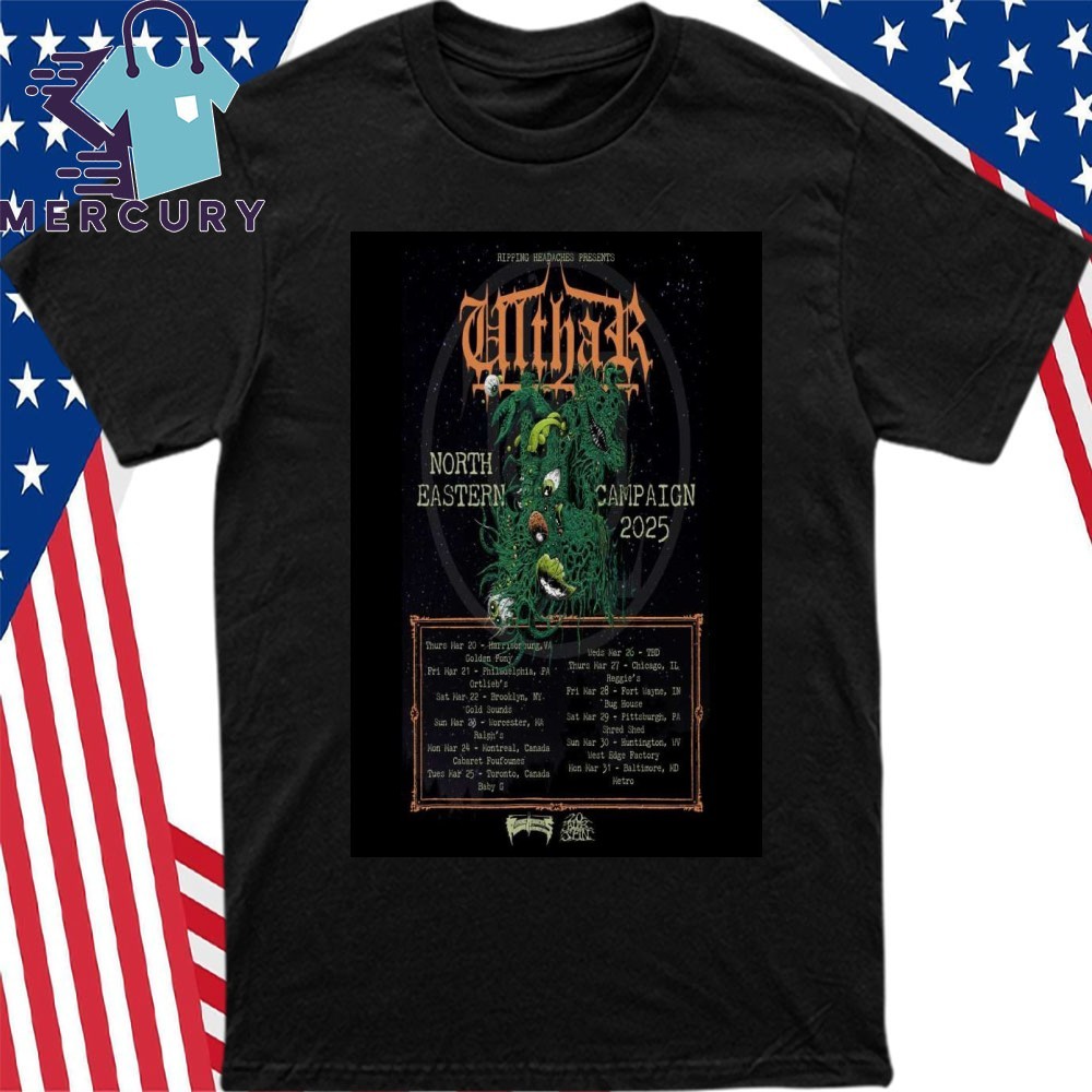 Ulthar North Eastern Campaign Tour 2025, Ulthar North Eastern T-Shirt